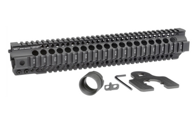 Midwest Industries Combat Rail T-Series AR-15 Aluminum Handguard - Black | 14" | Quad Rail