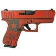 Glock 43X Custom, 9mm, 3.4in. Barrel, 10rd - Orange (PX4350201 MODTXO)