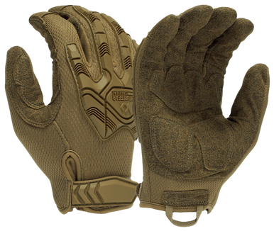 Pyramex VGTG40TX2 Impact Operator Heavy-Duty Brown Synthetic Leather XXL Hook & Loop