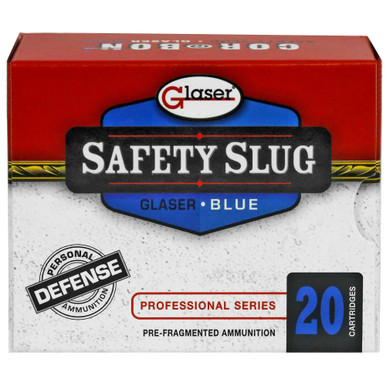 GLASER BLUE 38SPL+P 80GR 20 Rounds