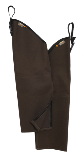 Boyt Harness 9001BRRR Rattlers Chaps 1000D Nylon Brown Regular 26" Adjustable Straps