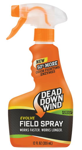 Dead Down Wind 1391218 Evolve Field Spray  Cover Scent Natural Woods Scent 12 oz Trigger Spray