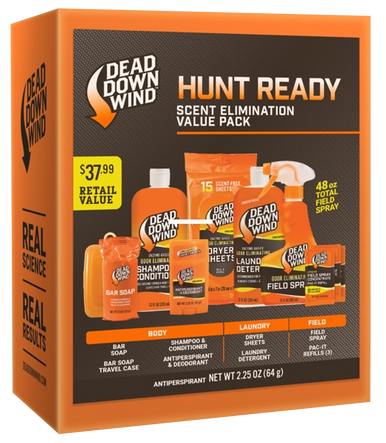 Dead Down Wind 2099 Hunt Ready Kit  Odor Eliminator 10 pieces