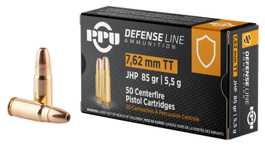Prvi Partisan PPD7T 7.62x25mm Tokarev Jacketed Hollow Point 85 Grain 50 Rounds