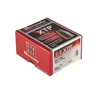 Hornady Traditional Pistol Bullets 44 Cal 430 180 gr XTP 100 box