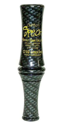 Haydel's Game Calls CS10 Carbon Speck  Open Call Single Reed Specklebelly Sounds Attracts Geese Black Carbon