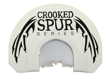 Foxpro CSMOUTHWHTSLASH Crooked Spur V-Cut Slash Diaphragm Call Triple Reed Turkey Sounds Attracts Turkeys White