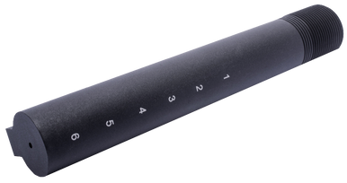 Spikes SLA500R Buffer Tube 6 Position Mil-Spec Black Hardcoat Anodized Aluminum
