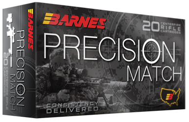 Barnes Bullets 32017 Precision Match  223Rem 55gr Match Burner OTM BT 20 Rounds