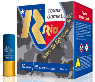 Rio Texas Game Load Hv 36 12ga 1-1/4oz #8 25/10