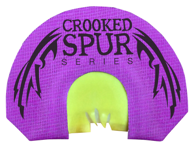 Foxpro CSMOUTHVFANG Crooked Spur V-Fang Diaphragm Call Triple Reed Turkey Sounds Attracts Turkeys Purple