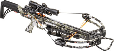 Wicked Ridge Raider 400 De-Cock Crossbow Package Rope Sled Peak XT