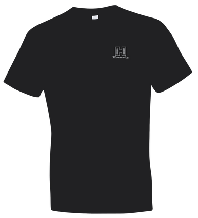 Hornady Gear 30124 Fueled By Hornady  Black Cotton, Short Sleeve Semi-Fitted XL