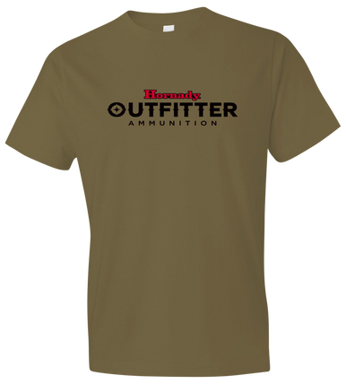 Hornady Gear 31362 Big Buck  Coyote Brown, Cotton Short Sleeve, Semi-Fitted, Medium