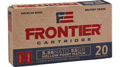Hornady Frontier Rifle Ammo 5.56 NATO 55 gr. Hollow Point Match 20 rd.
