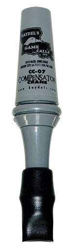 Haydel's Game Calls CC07 Compensator Sandhill Crane Crane Species Single Reed Open Call Gray Plastic