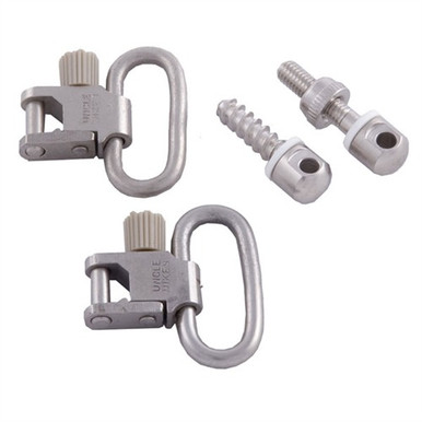 Uncle Mike's MO10022 Super Swivel  Quick Detach 115 Tri-Lock Nickel 1"