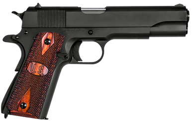 Auto-Ordnance 1911 GI Spec, 45ACP, 5in. Barrel, 7rd - Black (1911BKOW)