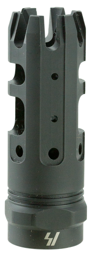 Strike Industries KINGCOMP30 King Comp  Black Steel with 5/8"-24 tpi Threads, 2.62" OAL & 0.87" Diameter for 308 Win, 7.62x51mm NATO AR-Platform