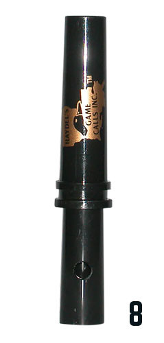 Haydel's Game Calls VTM90 Variable Tone  Open Call Double Reed Mallard Hen Sounds Attracts Ducks Black Acrylic