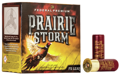 Federal Premium Prairie Storm Shotgun Ammo 20 ga. 2.75in. 1oz. 5 Shot FS Lead 25 rd.
