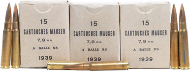 Red Army Standard Greek Ammo 8mm Mauser Soft Point 198 Grain 20 Rounds