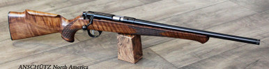 Anschutz 1712 AV Silhouette 22 Long Rifle, 18in. Barrel, 5rd, Wood Monte Carlo Stock. Blued Barrel - Black (NPN: A013836X)