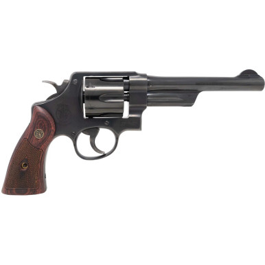 Smith  Wesson Model 20 357 Magnum 6 Inch 6 Round Revolver Double Action Wood Grip