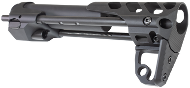 Odin Works OSCQSBLK Close Quarters Rifle Stock Black 6061-T6 Aluminum Compatible w/ AR-15/M4/5.56/223