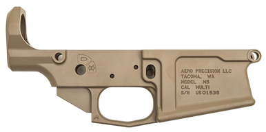 Aero Precision M5 Forged Stripped AR308 Lower Receiver - FDE Cerakote