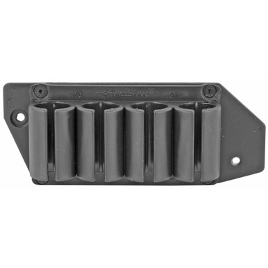 TacStar 1081134 SideSaddle  Mossberg 500 20 Gauge 4 Rounds Black Polymer w/Aluminum Mounting Plate