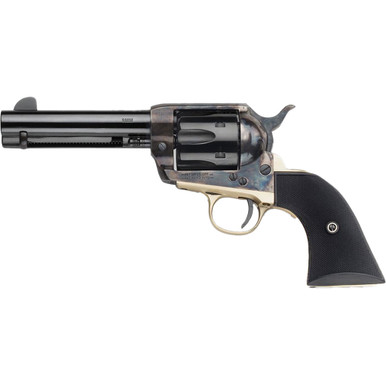 Pietta Gunfighter Revolver 9mm 475 in Checkered Black Polimer Grip 6 rd