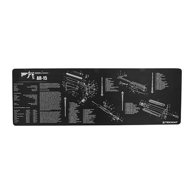 TekMat TEKR36AR15 AR-15 Cleaning Mat AR-15 Parts Diagram 12" x 36"