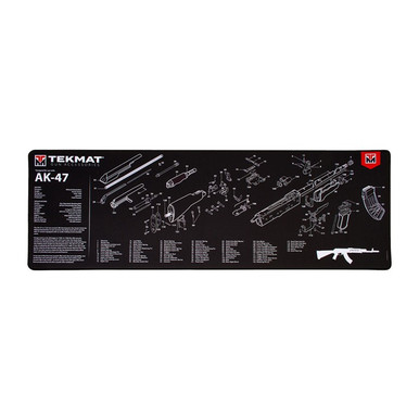 TekMat TEKR44AK47 AK-47 Ultra 44 Cleaning Mat AK-47 Parts Diagram 15" x 44"