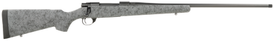 Howa HHS43331 M1500 HS Precision 300 Win Mag 3+1 24" Blued Threaded Barrel/Rec, Gray with Black Webbed HS Precision Stock