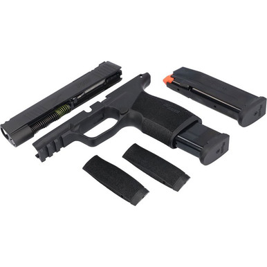 Sig Sauer 8901443 P365-XMACRO Caliber Exchange Kit 9mm Luger 3.10" 17+1 (2) Black Optic Cut Slide Polymer Picatinny Rail Frame X-Ray 3 Sights for All Sig P365 Models