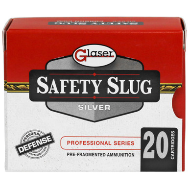 GLASER SILVER 40S&W 115GR 20 Rounds