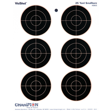 Champion Targets 45803 Visishot Circle Targets, 3 (10 Pack)