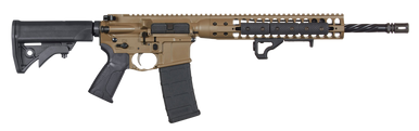 LWRC ICDIR5CK16 Individual Carbine Direct Impingement 5.56x45mm NATO 30+1 16.10" Barrel, Exclusive Flat Dark Earth, A2 Flash Hider, Steel Receiver, 6 Position Stock, Magpul MOE Grip, Optics Ready