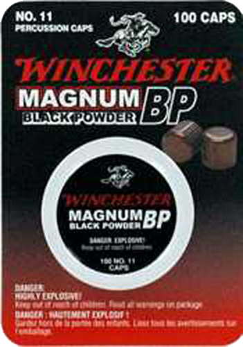Winchester Ammo SML11 Percussion Cap Magnum Black Powder #11 100/Box