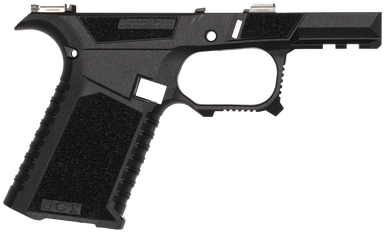 Sct Manufacturing 225020100 Sub Compact  Compatible w/ Glock 43X/48 Black Stainless Steel Frame/ Aggressive Texture Grip Includes Locking Block