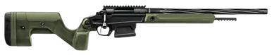 Stag Arms SABR01030001 Pursuit  308 Win 5+1 18" Threaded/Fluted Sporter, Black Cerakote Barrel/Rec, OD Green OEM Hybrid Hunter Stock, TriggerTech Trigger, 20 MOA Scope Mount