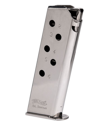 Walther Arms 2246009 PPK  6rd 380 ACP Stainless Steel