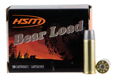 HSM Bear Load Ammunition 44 Mag. Wide Flat Nose 305 gr. 20 rd.