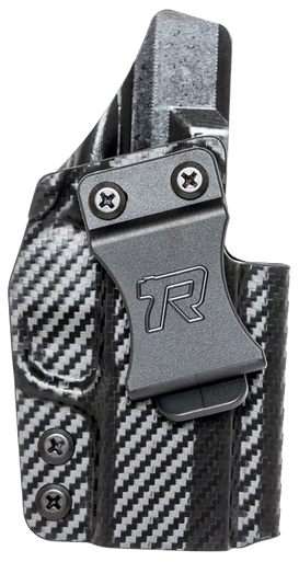 Rounded Gear SFAHELLCATCFRHVAR Kydex  IWB Black Kydex Fits Springfield Hellcat Belt Clip Right Hand