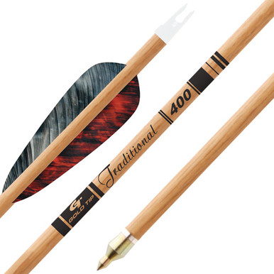 Gold Tip Traditional Arrows 400 4 in. Feathers 6 pk.