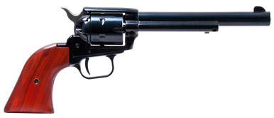 Heritage Rough Rider Revolver  Black  22 LR  65 Barrel  6rd  Cocobolo Wood Grips