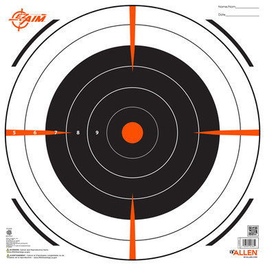 EzAim Paper Bullseye Targets 12 in. 12 pk.