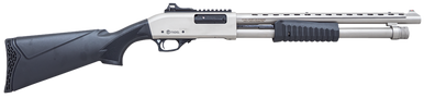 Citadel Mariner 12GA, 18.5in. Barrel, 4rd, Black Synth. Stock & Forend. Incl Side Shell Holder and full length heat shield - Gray (FRMN1220SYN)