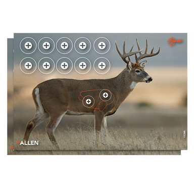 EzAim Four Color Whitetail Paper Target 16.5x24 2 pk.